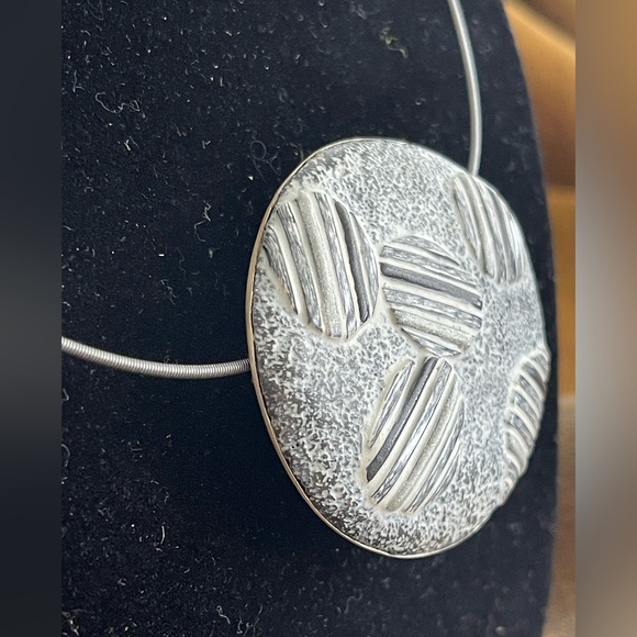 Forlano + Ford necklace on 18” oxidized silver chain. Reversible. One of a kind. - Picture 10 of 13